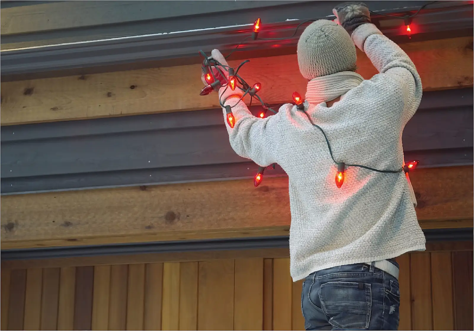 Exterior lighting installation